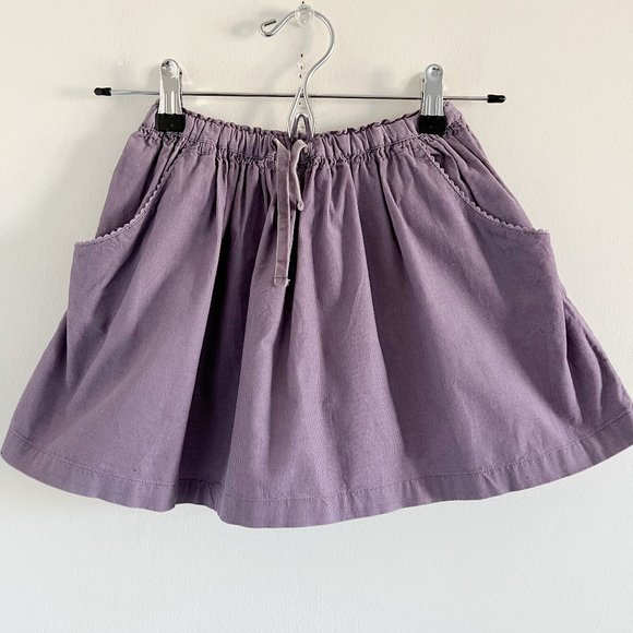 Mini Boden Other - Mini Boden Corduroy Skirt 5-6 Purple 100% Cotton